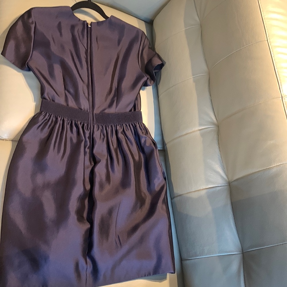 Burberry Silk / Wool Blend  Flared Dress - Picture 5 of 12